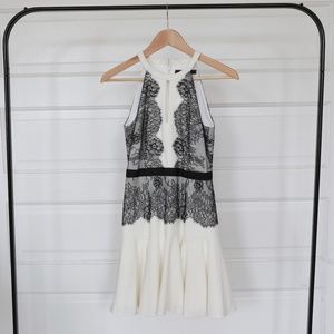 Lace Detail Dress by BCBG